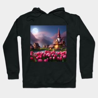 Red Tulip Village Hoodie